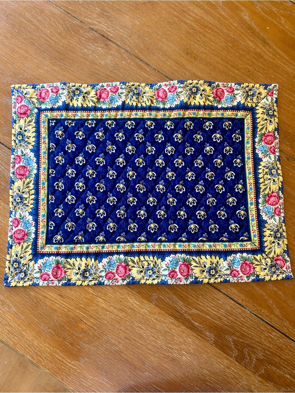 Vintage Vera Bradley Maison Blue Set of 4 Placemats